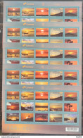 C 4037 Brazil Stamp Sunset Catavento Boat Church 2022 Sheet 5 Units - Unused Stamps