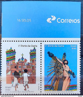 C 4031 Brazil Stamp Party Senhor Bom Jesus Do Bonfim Religion Bahia 2022 Complete Series Vignette Correios - Neufs