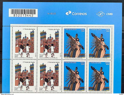 C 4031 Brazil Stamp Festival Of Good Lord Jesus Of Bonfim Religion 2022 Block Of 4 Complete Series Vignette Correios - Neufs