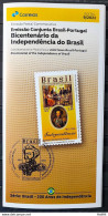 Brochure Brazil Edital 2022 09 Bicentenary Of Independence Dom Pedro Portugal Without Stamp - Cartas & Documentos