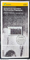 Brochure Brazil Edital 2022 08 Bicentenary Of Independence Popular Movements Without Stamp - Cartas & Documentos