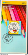 Brochure Brazil Edital 2022 05 Tribute To Daniel Azulay Cartoon Draw Without Stamp - Cartas & Documentos