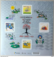 B 224  Brazil Stamp Modern Art Week Centenary Literature Train Piano Music Glasses 2022 MASP - Neufs