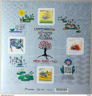 B 224  Brazil Stamp Modern Art Week Centenary Literature Train Piano Music Glasses 2022 - Neufs