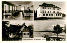 73898868 Riederau Genesungsheim Blick Auf Den Ammersee Fahrgastschiff Riederau - Diessen