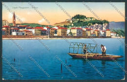 Novara Arona Barca Cartolina ZB1437 - Novara