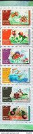 C 4029 Brazil Stamp Beneficial Insects Bee Dragonfly Mantis Scroll Dust Microwaspa Ladybug Mercosul 2021 Complete Series - Unused Stamps