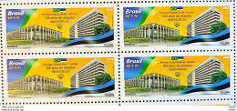 C 4024 Brazil Stamp Joint Issue 100 Years Of Diplomatics Relations Brazil Estonia 2021 Block Of 4 - Neufs