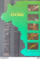 C 4005 Brazil Stamp Fauna Anuros, Frog, Amphibio, 2021, With Vignette - Neufs