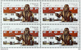 C 4004 Brazil Stamp Bicentenary Of The Paulista Manifesto, Jose Bonifacio, History 2021 Block Of 4 - Neufs