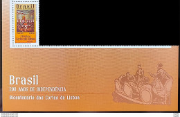 C 4002 Brazil Stamp Portugal 200 Years Of Lisbon Courts 2021 With Vignette - Neufs