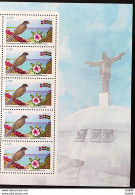 C 3985 Brazil Stamp Diplomatic Relations Dominican Republic Bird Bird Flag Flower 2021 With Vignette - Neufs