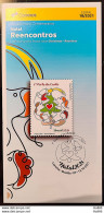 Brochure Brazil Edital 2021 18 Christmas Religion Without Stamp - Lettres & Documents