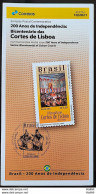Brochure Brazil Edital 2021 10 Bicentennial Of Lisbon Courts Portugal Without Stamp - Cartas & Documentos