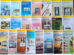 Brochure Brazil Edital 2021 Collection With 22 Units Without Stamp - Cartas & Documentos
