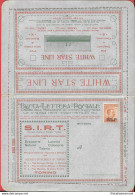 1922-23 REGNO, BLP N° 7  20 Cent. Arancio BUSTA SPECIALE NUOVA COMPLETA - Sellos Para Sobres Publicitarios
