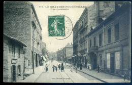 Cpa Du  42 La Chambon Feugerolles -- Rue Gambetta      STEP161 - Le Chambon Feugerolles