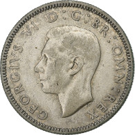 Grande-Bretagne, George VI, Shilling, 1938, Argent, TB+, KM:854 - I. 1 Shilling