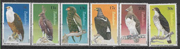 1984 ZIMBABWE 71-76** Oiseaux, Aigles - Zimbabwe (1980-...)