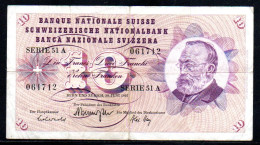 659-Suisse 10fr 1967 Série 51A - Suisse