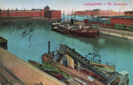 ALLEMAGNE - Ludwigshafen A. Rh. - Winterhafen - Colorisé - Carte Postale Ancienne - Ludwigshafen