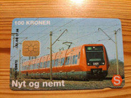 Phonecard Denmark, Danmont - Train, Railway - Danemark