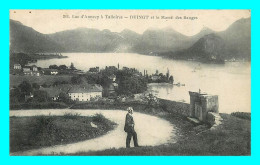 A819 / 017 74 - DUINGT Et Massif Des Bauges Lac D'Annecy à Talloires - Duingt