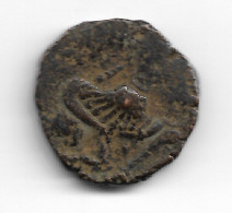 HUNS HEPHTALITES - STATERE EN CUIVRE DE TORAMANA II (530-570) - Orientalische Münzen