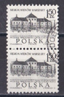 Pologne - République 1961 - 1970   Y & T N °  1455  Paire  Oblitérée - Gebraucht