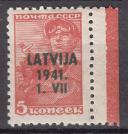 Germany Occupation In WWII Lettland 1941 Latvija Latvia Mi#1 Mint Never Hinged - Occupation 1938-45