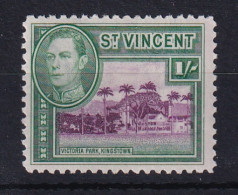 St Vincent: 1938/47   KGVI    SG156     1/-    MH - St.Vincent (...-1979)