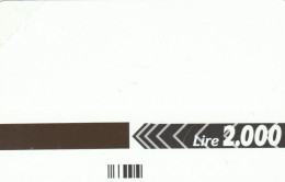 PHONE CARD PROTOTYPE NEW PROVA LIRE 2000 (E77.8.6 - Tests & Services