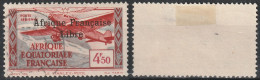 AEF Afrique Equatoriale Française  Poste Aérienne 17c (o) Trimoteur Marcel Bloch 120 Surcharge Espace 3,5 Mm - Oblitérés