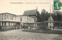 FRANCE - Sermaize Les Bains - Etablissement Thermal - Le Casino Et La Source - Animé - Carte Postale Ancienne - Sermaize-les-Bains