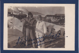 CPA Autographe Signature De Armando De Dominicis Italie Pilote Aviateur Aviation Carte Photo Le Bourget 1922 - Aviateurs & Astronautes