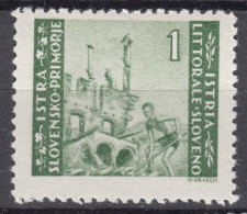 Istria Litorale Yugoslavia Occupation, 1946 Sassone#53 Mint Hinged - Jugoslawische Bes.: Istrien