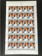 België OCB2021 Compleet Vel Plaat 1 XX Perfect - 1981-1990