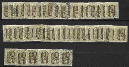 1923 Opruimingsuitgifte 10  / 3 Cent Groen NVPH 116 Partijtje - Used Stamps