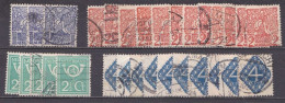 Nederland 1923 Diverse Voorstellingen  NVPH 110 / 113 Partijtje - Oblitérés