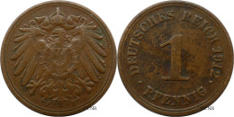 Allemagne - Empire - Guillaume II - 1 Pfennig 1912 F - TTB/XF45 - Mon6463 - 1 Pfennig