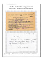 Kriegsgefangenenpost Lager 7424/ R Naltschik /Melitopol UdSSR Werlte 30.7.1947 - Feldpost World War II