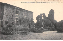 85-AM22599.Pouzauges.N°691.Ruines Du Chateau De Puy Papin - Pouzauges