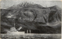 T2/T3 1916 S.M.S. Kaiser Karl VI Und Fort Vermac Beschiesst Die Montenegrinischen Stellungen Auf Dem Lovcen (August 1914 - Unclassified