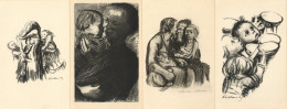 Kollwitz, Käthe 10 AK Radierungen Und Lithographien In Kupfertiefdruck, Verlag Der Becke Berlin I- - Other & Unclassified