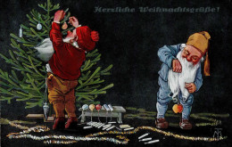 Weihnachten Zwerge Personifiziert I-II Noel Lutin - Autres & Non Classés