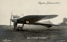 Sanke Flugzeug Johannisthal 180 Kondor-Eindecker I-II Aviation - War 1914-18