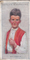 9 Bulgaria - Children Of All Nations 1924  - Ogdens  Cigarette Card - Original, Antique, Push Out - Ogden's