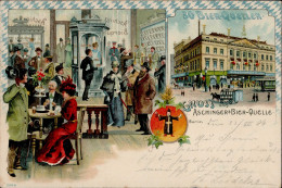 Berlin (1000) Gasthaus Zur Aschingers Bierquelle 1899 I- - Plötzensee