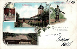 Wedel (2000) Schützenhaus Schießstand Roland-Denkmal 1902 I- - Autres & Non Classés