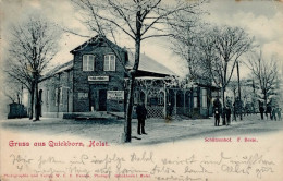 Quickborn (2085) Gasthaus Zum Schützenhof 1913 I-II - Other & Unclassified